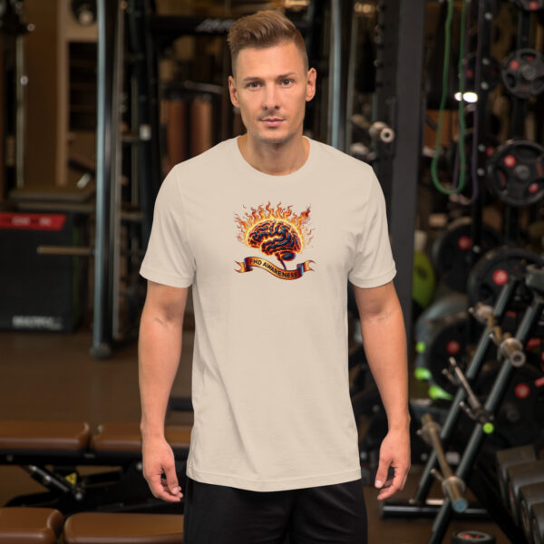 Functional Neurological Disorder Brain On Fire Awareness Support Unisex T-Shirt - Image 9