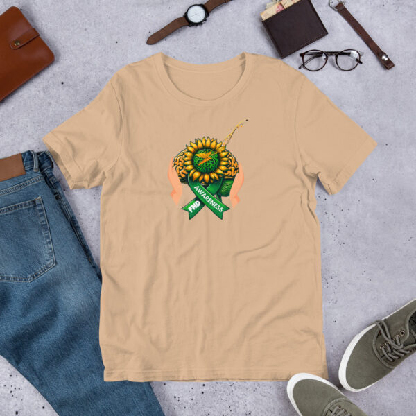Functional Neurological Disorder Brain Sunflower T-Shirt - Image 10