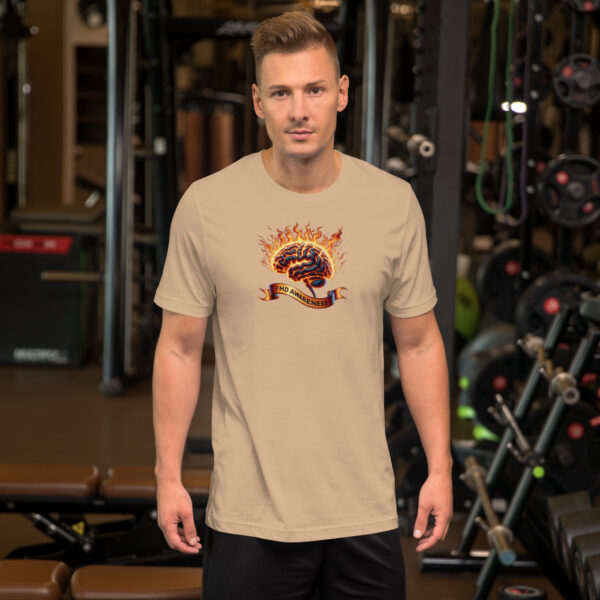 Functional Neurological Disorder Brain On Fire Awareness Support Unisex T-Shirt - Image 5