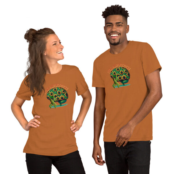 Support Functional Neurological Disorder Brain Sunflower Awareness T- Shirt - Image 3