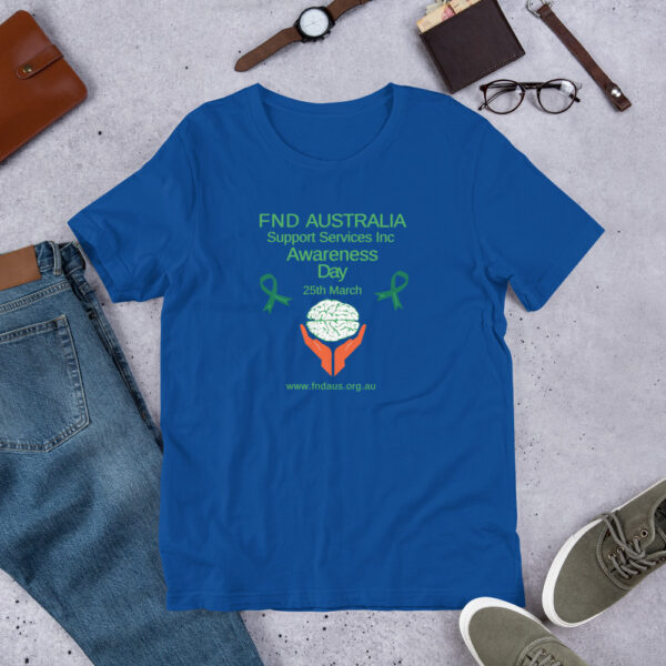 FND Australia Awareness Day Shirt - Front Print For Wheelchair Friendly Design - Image 7