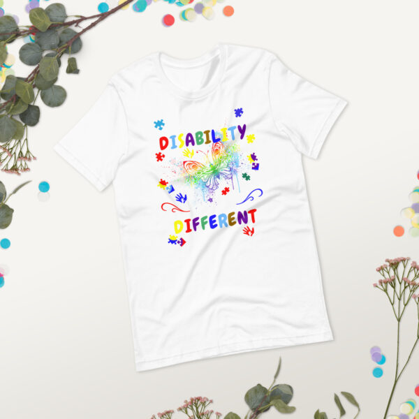 It's Not A DisabilityIts A Different Ability Unisex T-Shirt Hidden Disabilities Awareness - Image 14
