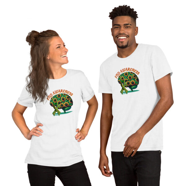 Support Functional Neurological Disorder Brain Sunflower Awareness T- Shirt - Image 13