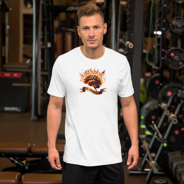 Functional Neurological Disorder Brain On Fire Awareness Support Unisex T-Shirt - Image 13