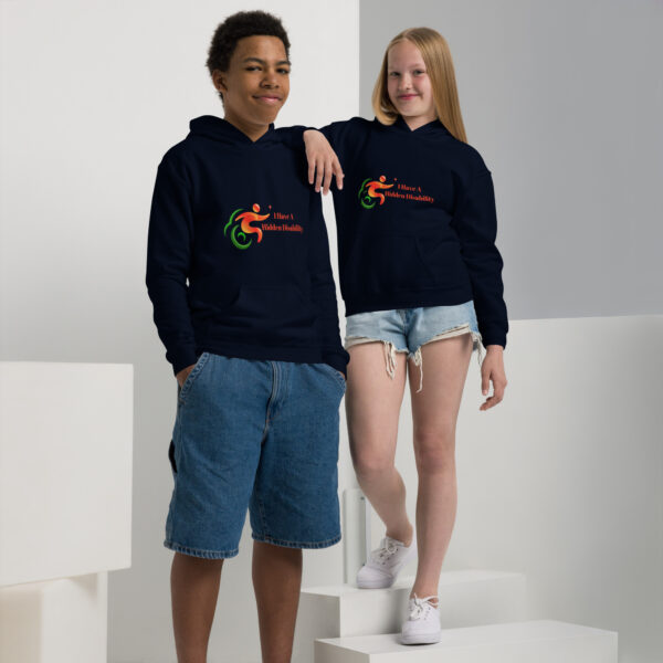 I Have A Hidden Disability Youth Hoodie - Image 2