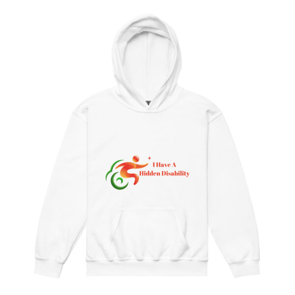 I Have A Hidden Disability Youth Hoodie - Image 19