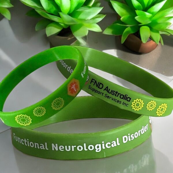 Functional Neurological Disorder Silicone Medical Alert Bracelet
