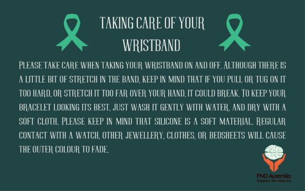 Functional Neurological Disorder Silicone Medical Alert Bracelet - Image 11