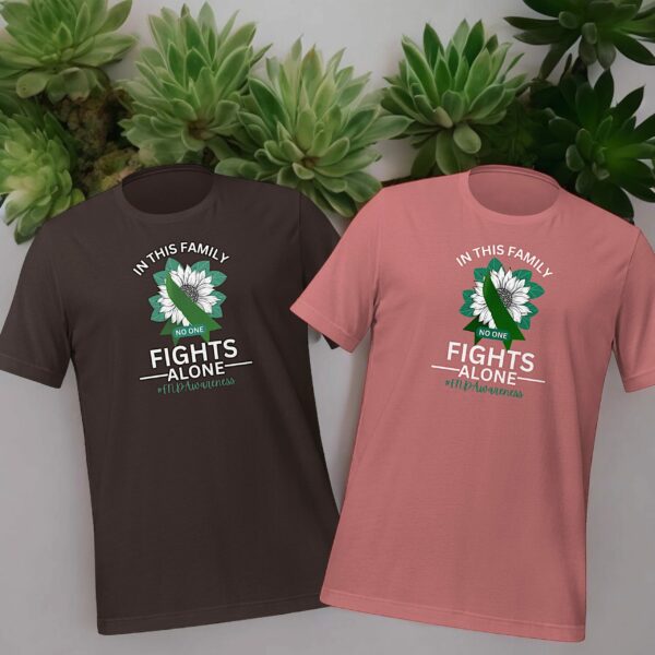 In This Family Nobody Fights Alone - Support Shirt For FND Awareness