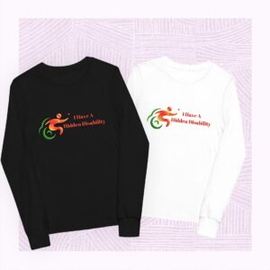 I Have A Hidden Disability - Youth Long Sleeve by AS Colour