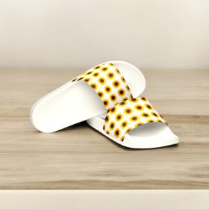 Sunflower Print Women's Slides