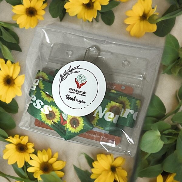 Functional Neurological Disorder Lanyard & Corporate Medical Alert Card With Holder - Image 4