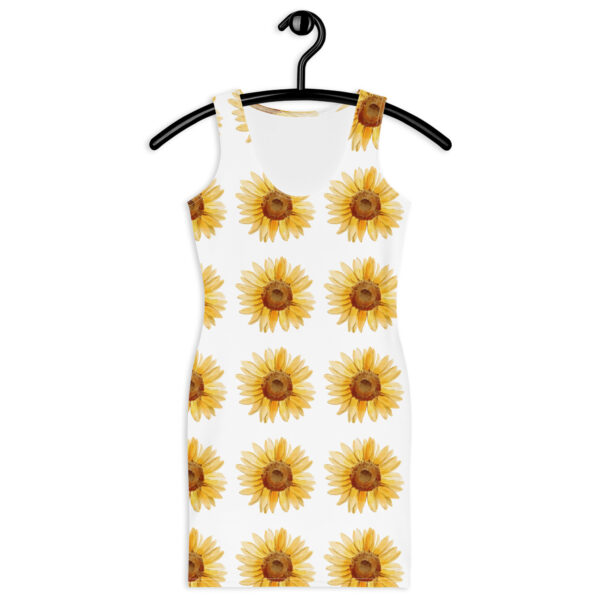 Sunflower White Summer Dress Women’s Spring Clothing Dress - Image 3
