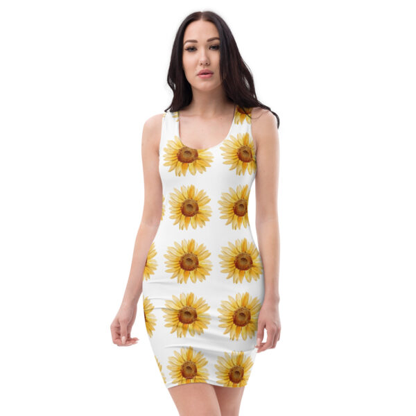 Sunflower White Summer Dress Women’s Spring Clothing Dress - Image 7