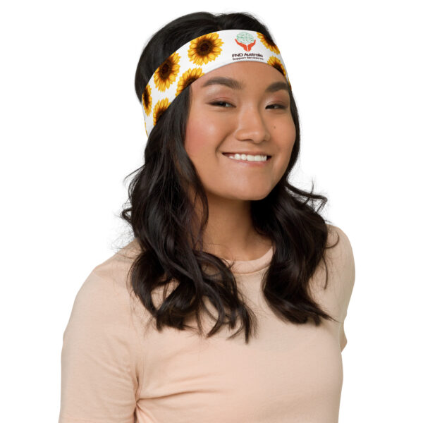 FND Australia Support Services Inc Corporate Sunflower Headband - Image 4