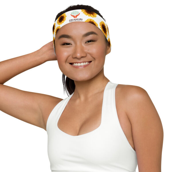 FND Australia Support Services Inc Corporate Sunflower Headband - Image 7