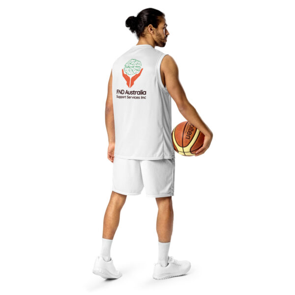 FND Australia Support Services Inc Corporate Recycled Unisex Basketball Jersey - Image 13