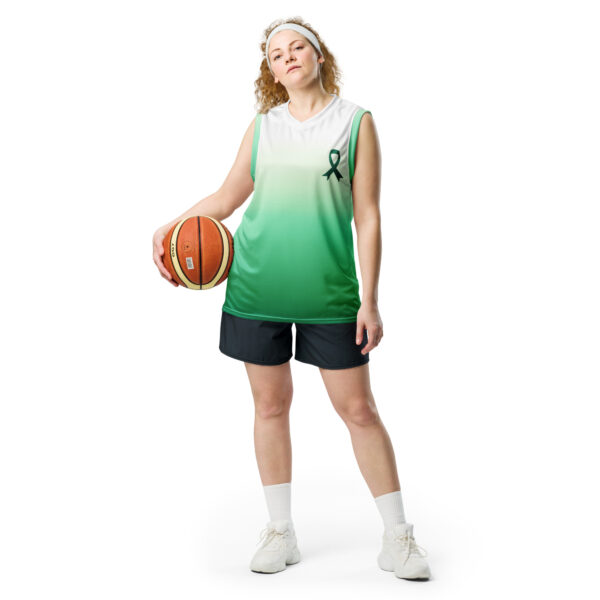 FND Australia Support Services Inc Corporate Recycled Unisex Basketball Jersey - Image 3