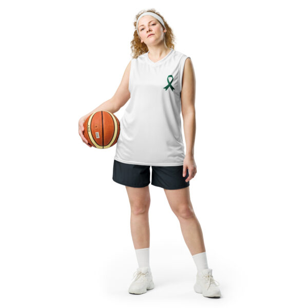FND Australia Support Services Inc Corporate Recycled Unisex Basketball Jersey - Image 7