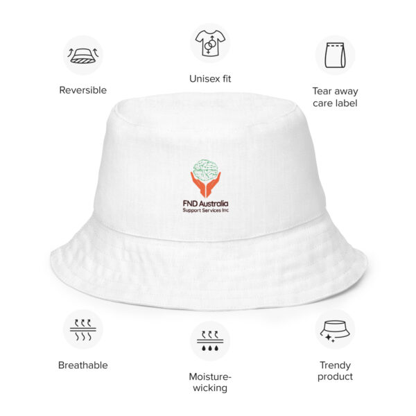 FND Australia Support Services Inc Corporate Sunflower Reversible Bucket Hat - Image 6