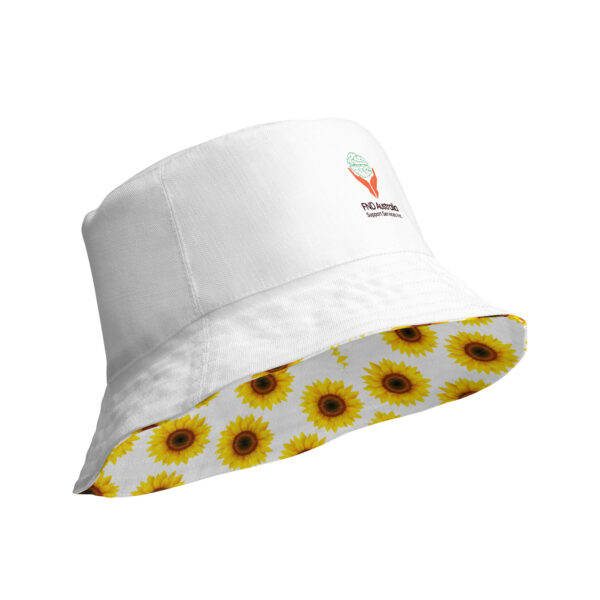 FND Australia Support Services Inc Corporate Sunflower Reversible Bucket Hat - Image 4