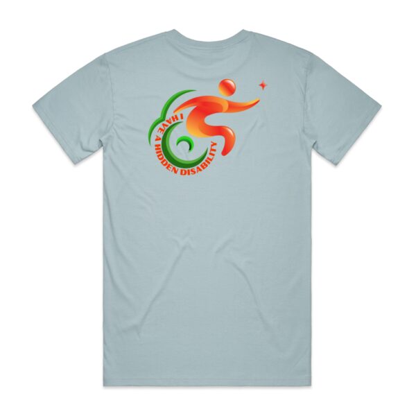 Mens Logo I Have A Hidden Disability T- Shirt By AS Colour - Image 7
