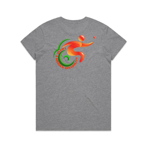 Ladies Maple I Have A Hidden Disability Logo Shirt By AS Colour - Image 23