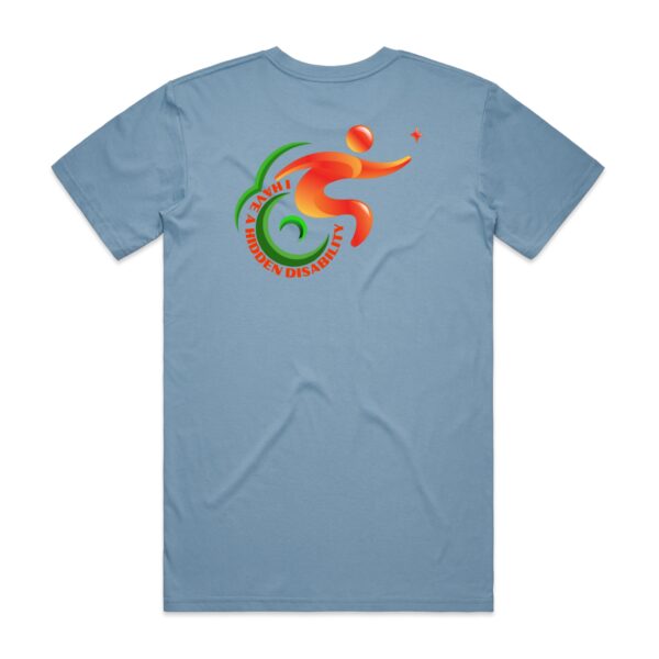 Mens Logo I Have A Hidden Disability T- Shirt By AS Colour - Image 9