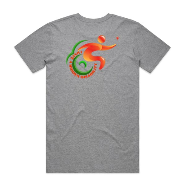 Mens Logo I Have A Hidden Disability T- Shirt By AS Colour - Image 15