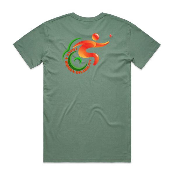 Mens Logo I Have A Hidden Disability T- Shirt By AS Colour - Image 17