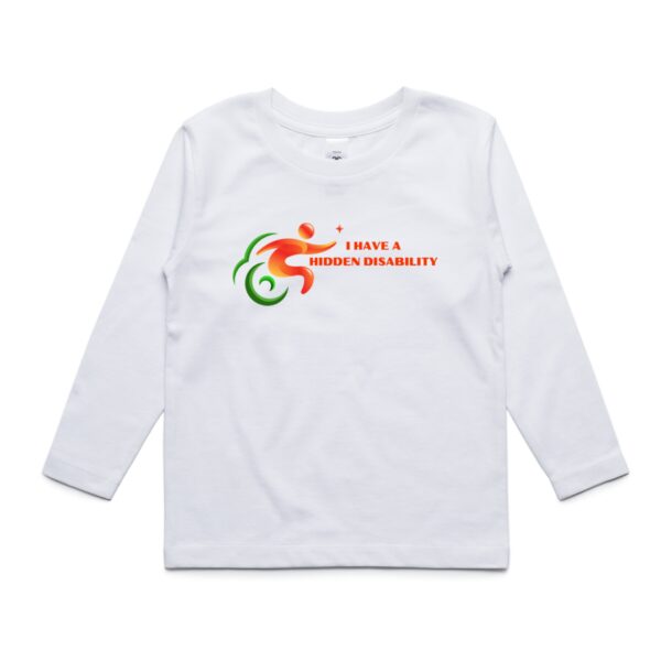 I Have A Hidden Disability - Youth Long Sleeve by AS Colour - Image 4