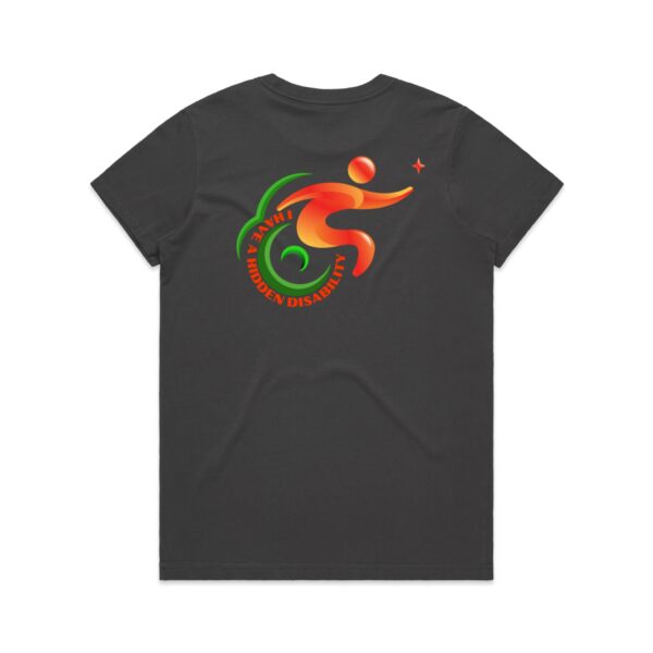 Ladies Maple I Have A Hidden Disability Logo Shirt By AS Colour - Image 19