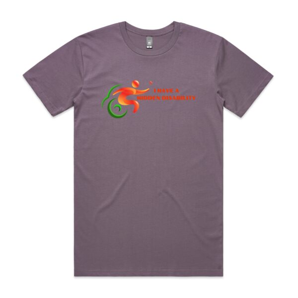 I Have A Hidden Disability Mens Staple Tee by AS Colour - Image 6