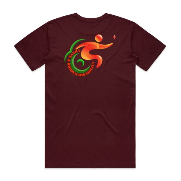 Mens Logo I Have A Hidden Disability T- Shirt By AS Colour - Image 11