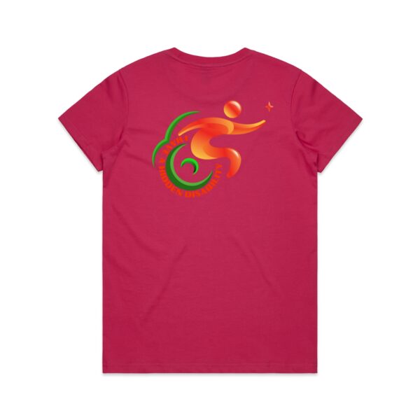 Ladies Maple I Have A Hidden Disability Logo Shirt By AS Colour - Image 27