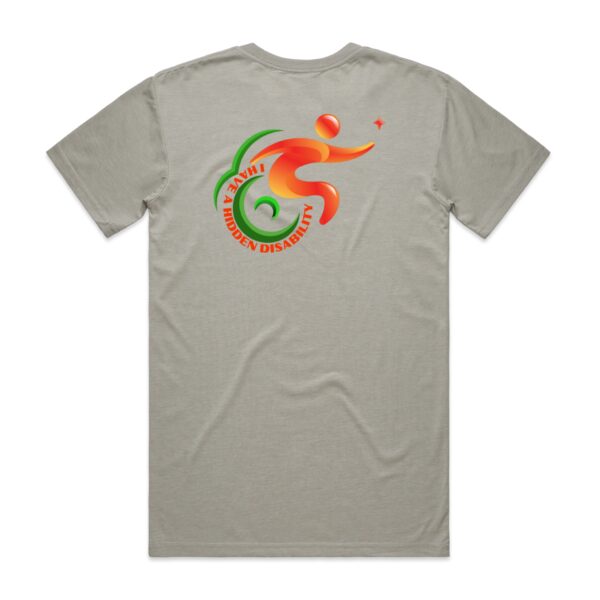 Mens Logo I Have A Hidden Disability T- Shirt By AS Colour - Image 19