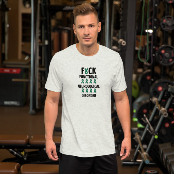Fuck Functional Neurological Disorder Warrior T-Shirt - Image 12
