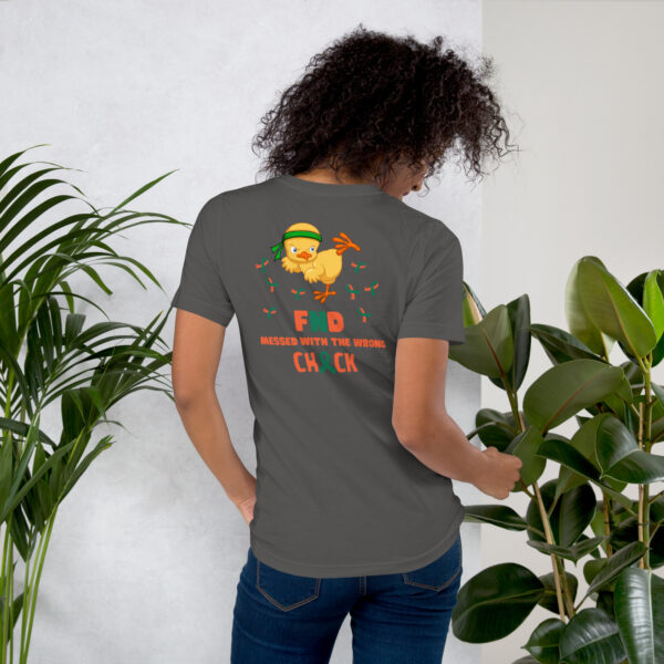 FND Messed With The Wrong Chick Awareness Unisex T-shirt - Image 17