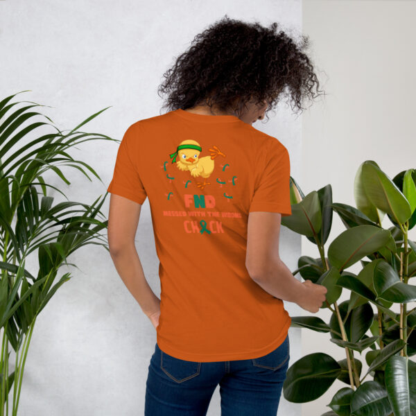 FND Messed With The Wrong Chick Awareness Unisex T-shirt - Image 21