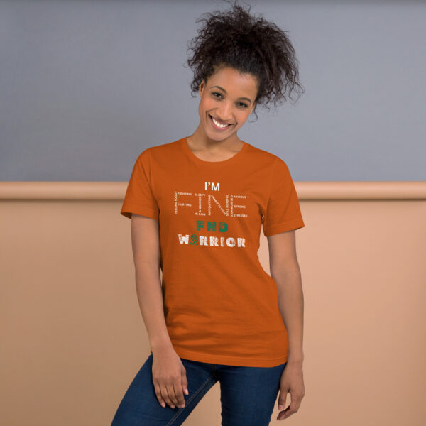“IM FINE” Functional Neurological Disorder Warrior T-Shirt - Image 12