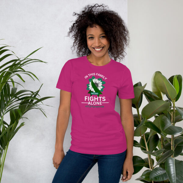In This Family Nobody Fights Alone - Support Shirt For FND Awareness - Image 8