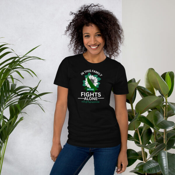 In This Family Nobody Fights Alone - Support Shirt For FND Awareness - Image 2