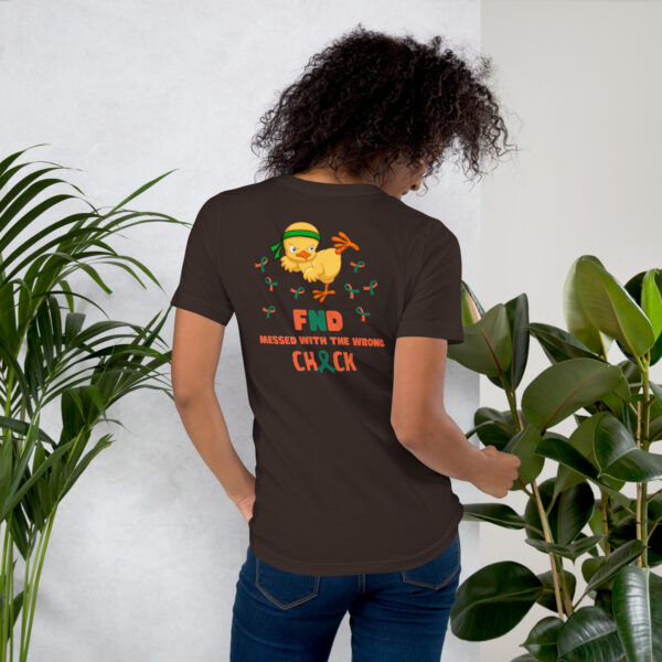 FND Messed With The Wrong Chick Awareness Unisex T-shirt - Image 9