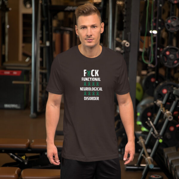 Fuck Functional Neurological Disorder Warrior T-Shirt - Image 2