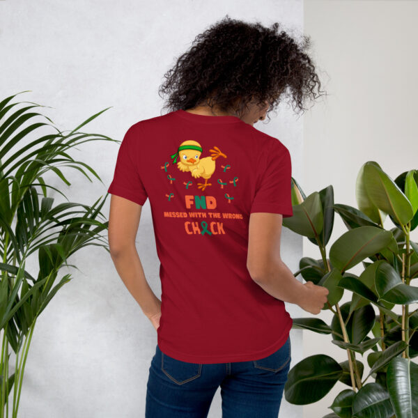FND Messed With The Wrong Chick Awareness Unisex T-shirt - Image 7