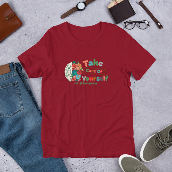 Take Care Of Yourself Functional Neurological Disorder Unisex Awareness T-Shirt - Image 3