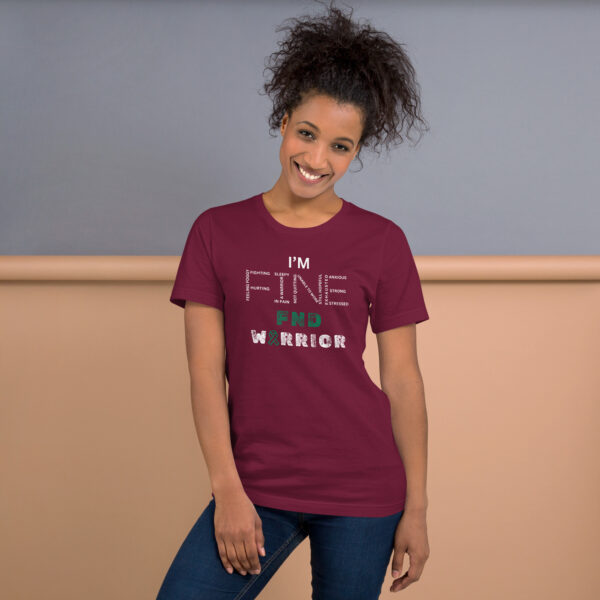 “IM FINE” Functional Neurological Disorder Warrior T-Shirt - Image 5