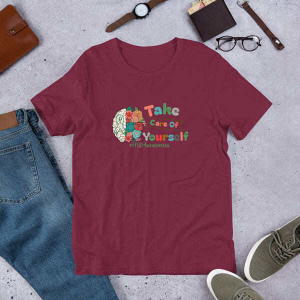 Take Care Of Yourself Functional Neurological Disorder Unisex Awareness T-Shirt - Image 5