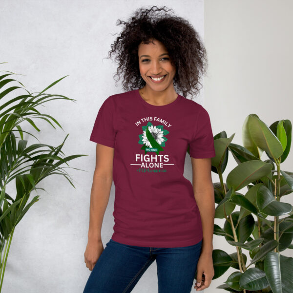 In This Family Nobody Fights Alone - Support Shirt For FND Awareness - Image 5