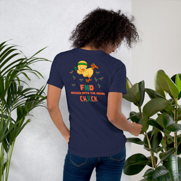 FND Messed With The Wrong Chick Awareness Unisex T-shirt - Image 5